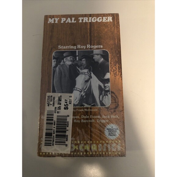 Roy Rogers My Pal Trigger George "Gabby" Hayes VHS New Open End - Picture 1 of 6